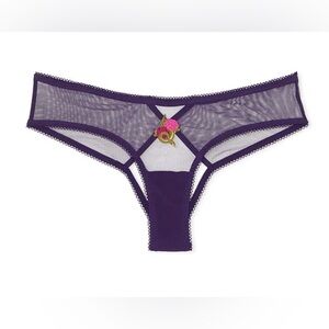 Victoria's Secret Very Sexy Flirty Open Cheeky Panty Purple